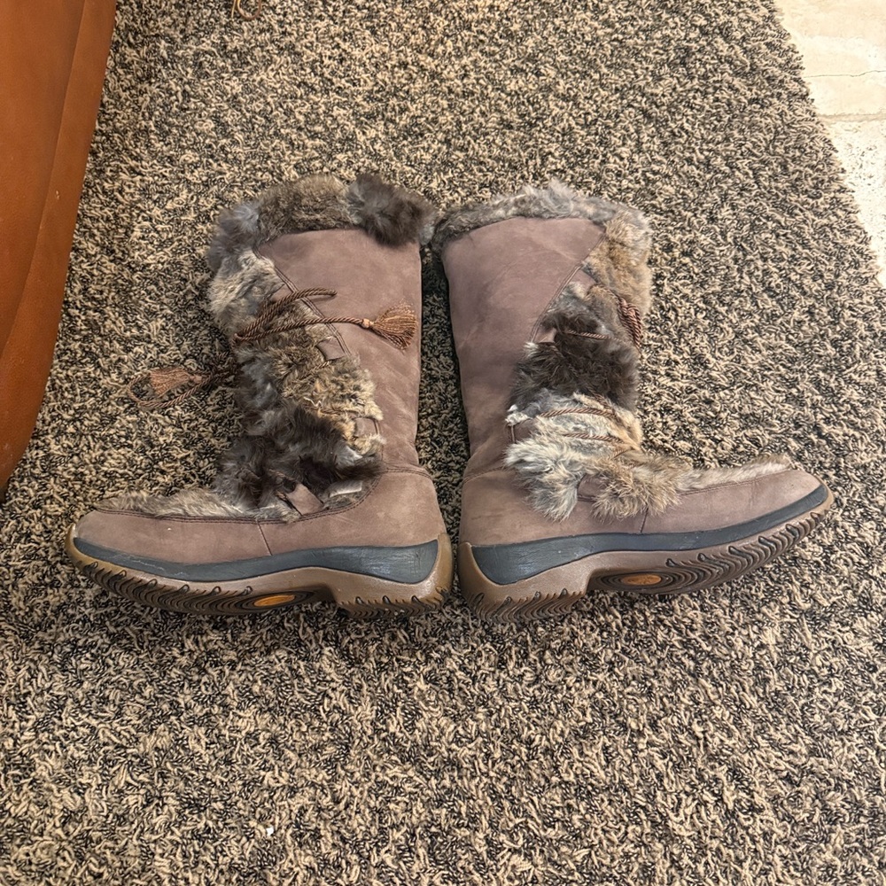 ULU Women's Rabbit Fur Upper Winter Boots🤠 - Picture 3 of 8